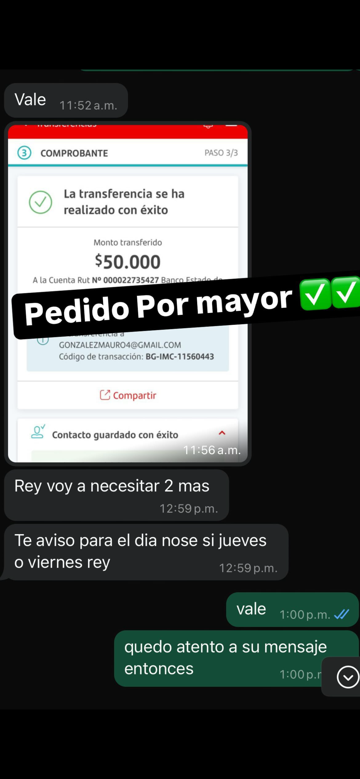 Foto de cliente feliz